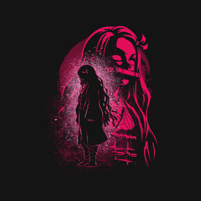 Nezuko Silhouette-Unisex-Kitchen-Apron-Badbone Collections