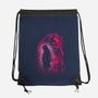 Nezuko Silhouette-None-Drawstring-Bag-Badbone Collections