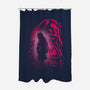 Nezuko Silhouette-None-Polyester-Shower Curtain-Badbone Collections