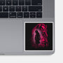 Nezuko Silhouette-None-Glossy-Sticker-Badbone Collections