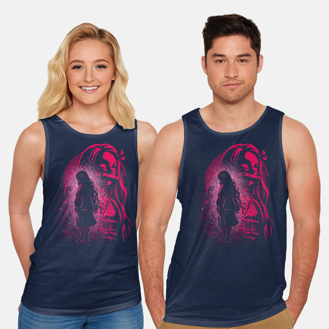 Nezuko Silhouette-Unisex-Basic-Tank-Badbone Collections