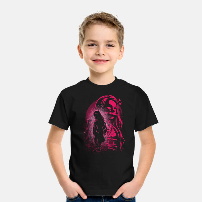 Nezuko Silhouette-Youth-Basic-Tee-Badbone Collections