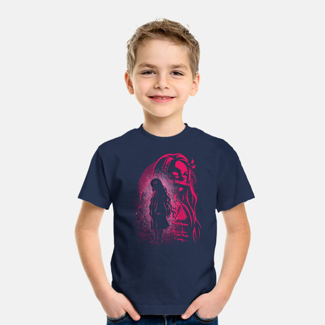 Nezuko Silhouette-Youth-Basic-Tee-Badbone Collections