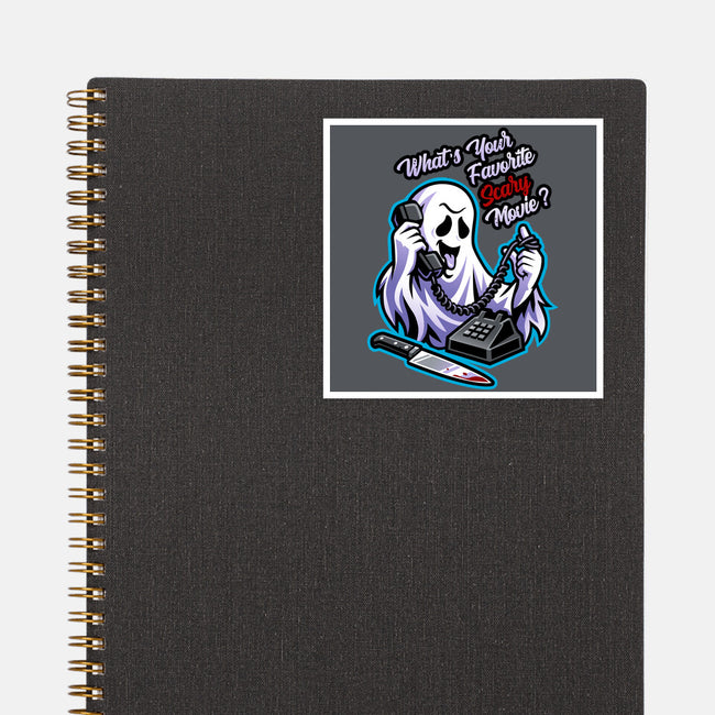 Ghost Call-None-Glossy-Sticker-goodidearyan