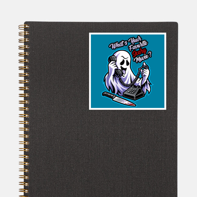 Ghost Call-None-Glossy-Sticker-goodidearyan