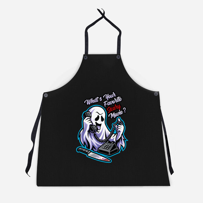 Ghost Call-Unisex-Kitchen-Apron-goodidearyan