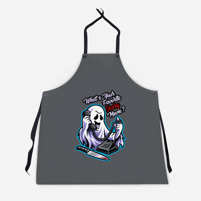 Ghost Call-Unisex-Kitchen-Apron-goodidearyan