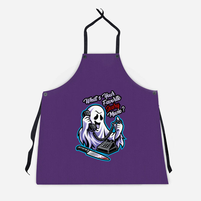 Ghost Call-Unisex-Kitchen-Apron-goodidearyan