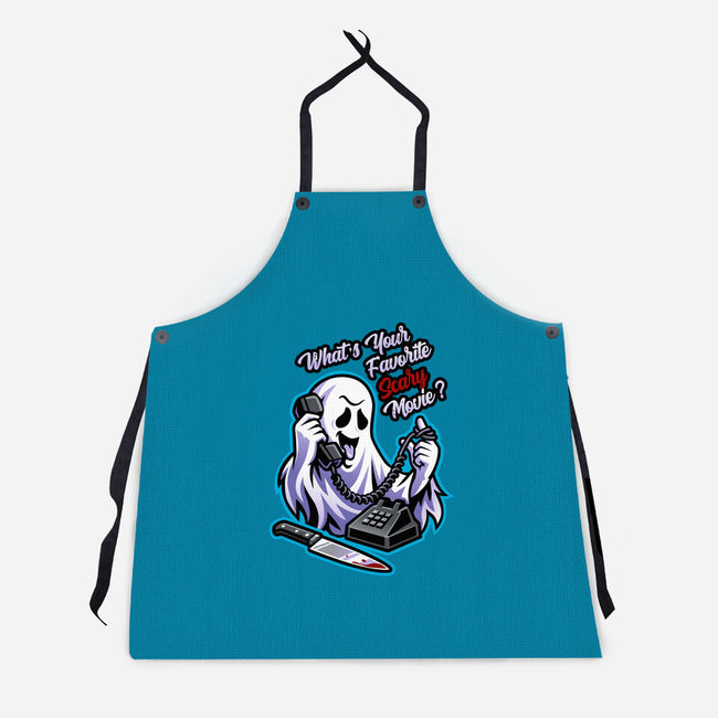 Ghost Call-Unisex-Kitchen-Apron-goodidearyan