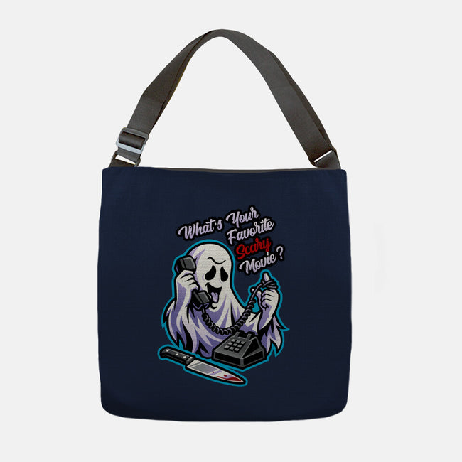 Ghost Call-None-Adjustable Tote-Bag-goodidearyan