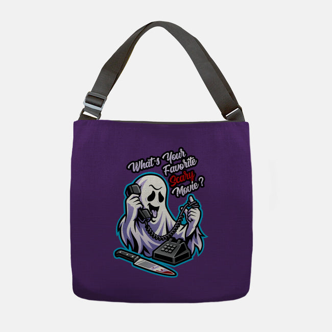 Ghost Call-None-Adjustable Tote-Bag-goodidearyan