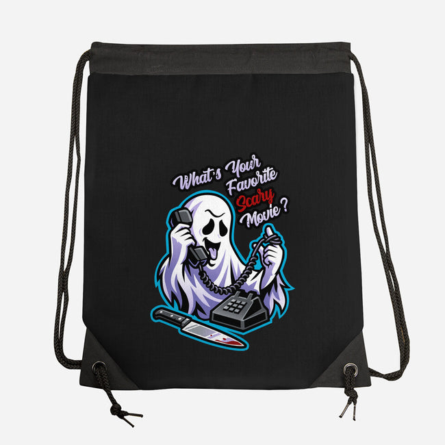 Ghost Call-None-Drawstring-Bag-goodidearyan
