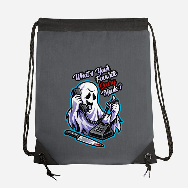 Ghost Call-None-Drawstring-Bag-goodidearyan