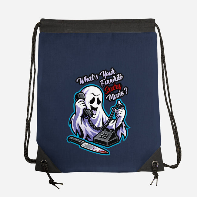Ghost Call-None-Drawstring-Bag-goodidearyan