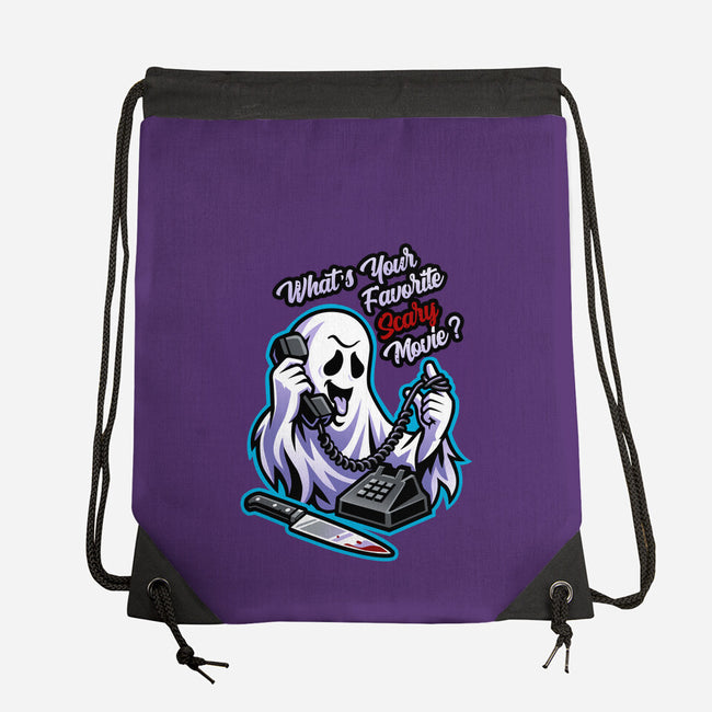 Ghost Call-None-Drawstring-Bag-goodidearyan