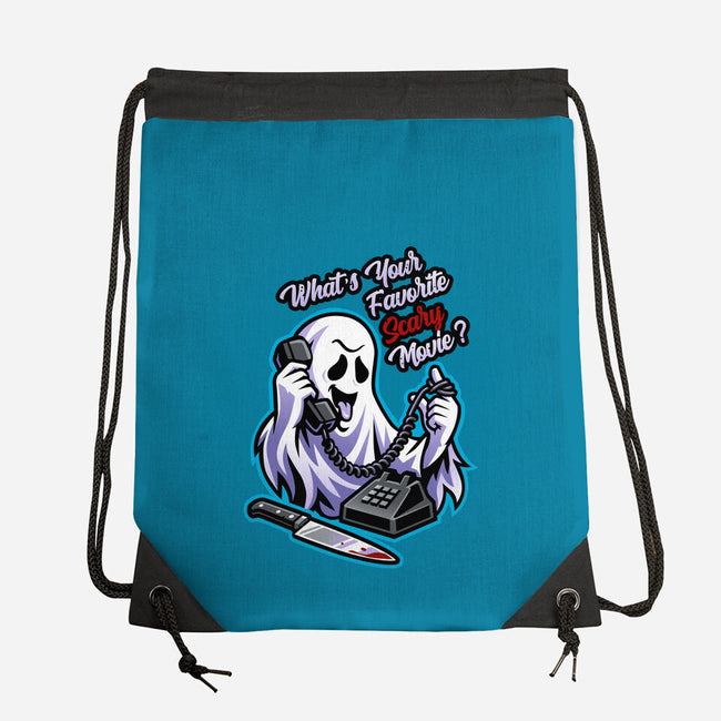 Ghost Call-None-Drawstring-Bag-goodidearyan