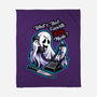 Ghost Call-None-Fleece-Blanket-goodidearyan