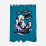 Ghost Call-None-Polyester-Shower Curtain-goodidearyan