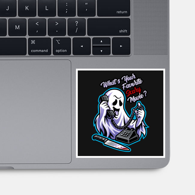 Ghost Call-None-Glossy-Sticker-goodidearyan
