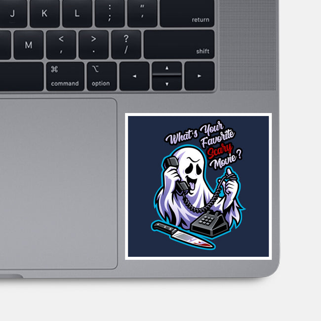 Ghost Call-None-Glossy-Sticker-goodidearyan