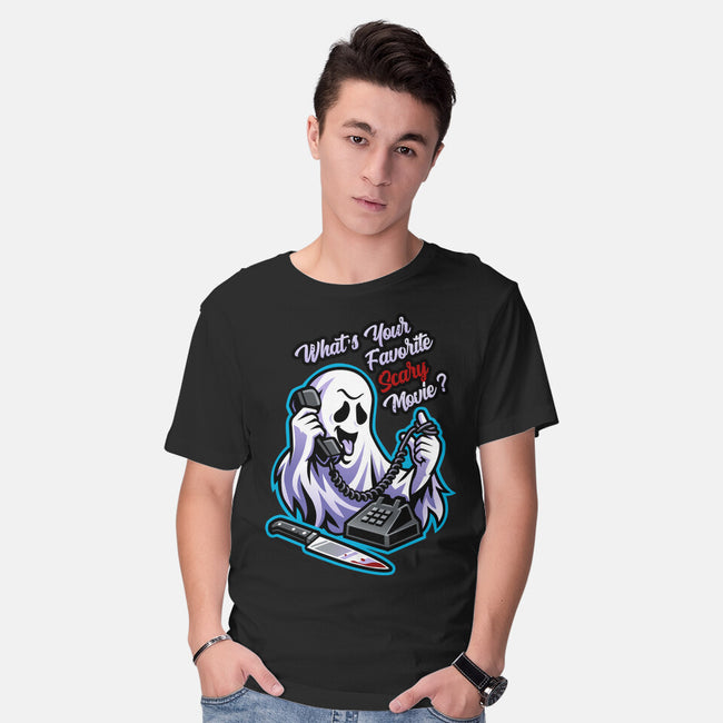 Ghost Call-Mens-Basic-Tee-goodidearyan