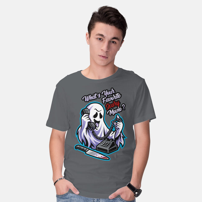 Ghost Call-Mens-Basic-Tee-goodidearyan