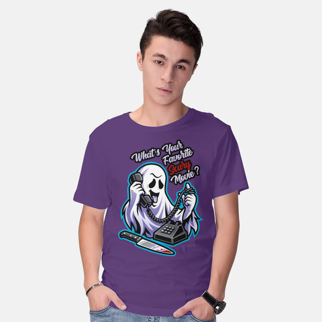 Ghost Call-Mens-Basic-Tee-goodidearyan