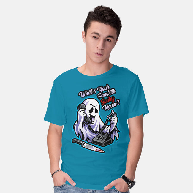 Ghost Call-Mens-Basic-Tee-goodidearyan