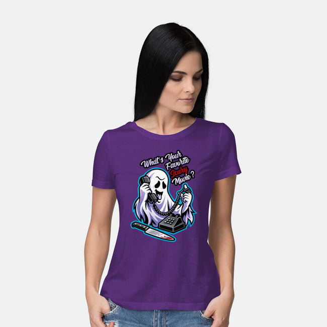 Ghost Call-Womens-Basic-Tee-goodidearyan