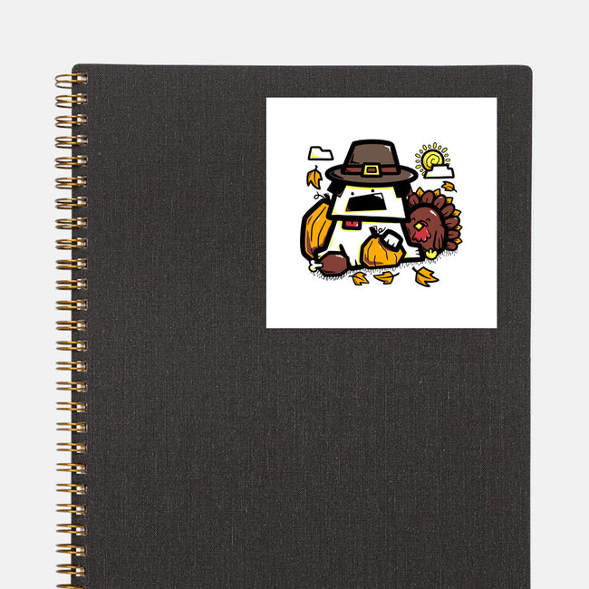 Thanksgiving Dog-None-Glossy-Sticker-bloomgrace28