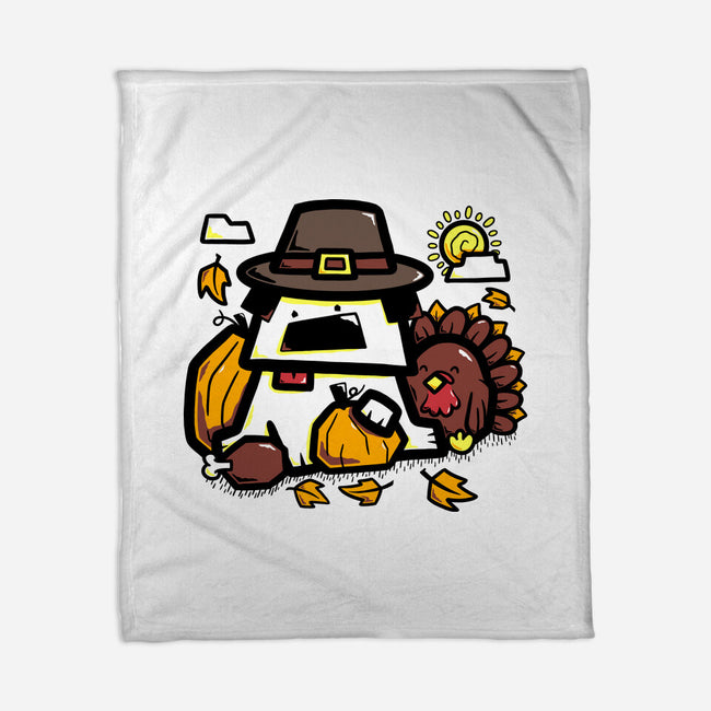Thanksgiving Dog-None-Fleece-Blanket-bloomgrace28