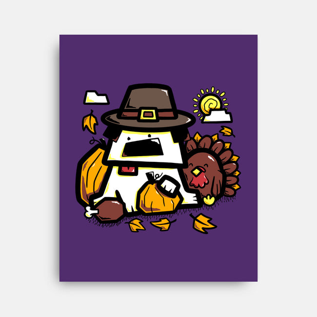 Thanksgiving Dog-None-Stretched-Canvas-bloomgrace28
