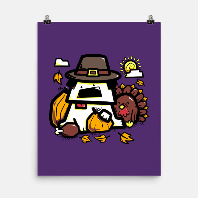 Thanksgiving Dog-None-Matte-Poster-bloomgrace28
