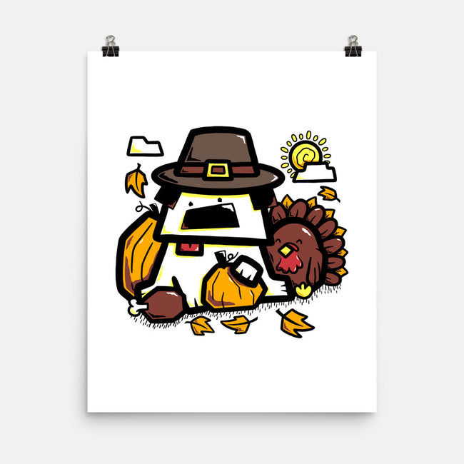 Thanksgiving Dog-None-Matte-Poster-bloomgrace28