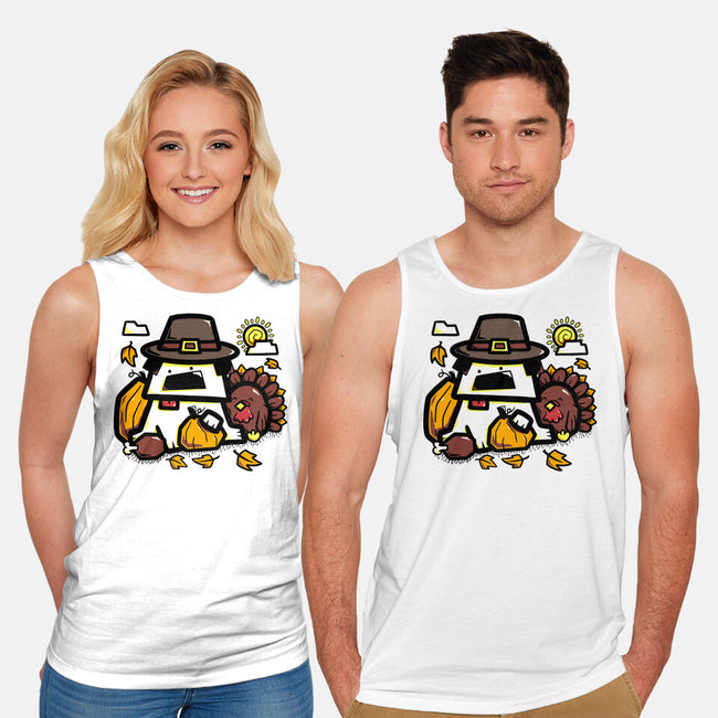 Thanksgiving Dog-Unisex-Basic-Tank-bloomgrace28