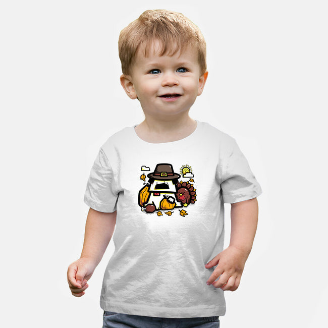 Thanksgiving Dog-Baby-Basic-Tee-bloomgrace28