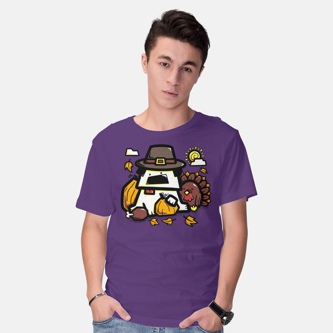 Thanksgiving Dog-Mens-Basic-Tee-bloomgrace28