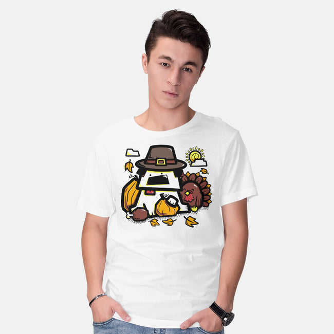 Thanksgiving Dog-Mens-Basic-Tee-bloomgrace28