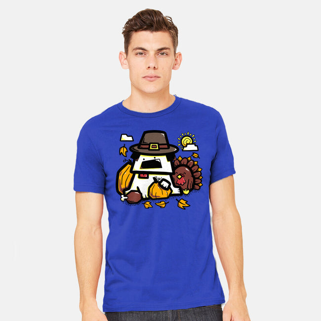 Thanksgiving Dog-Mens-Heavyweight-Tee-bloomgrace28