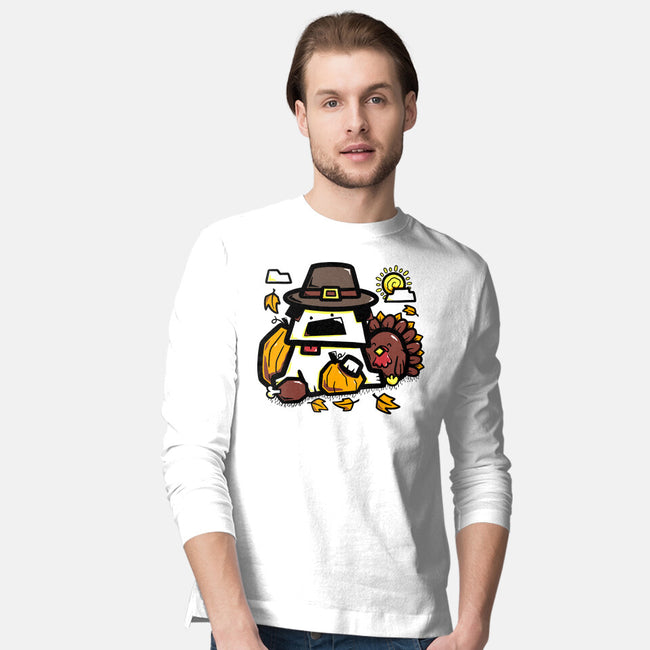Thanksgiving Dog-Mens-Long Sleeved-Tee-bloomgrace28