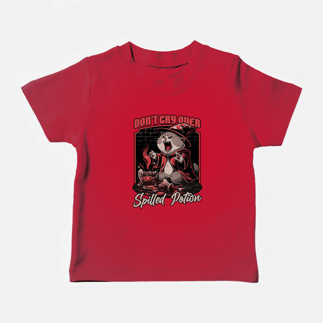 Wizard Cat Potion-Baby-Basic-Tee-Studio Mootant