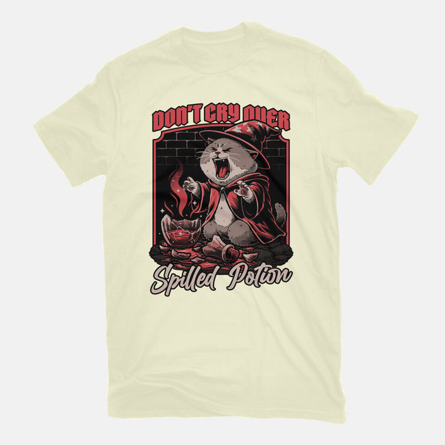 Wizard Cat Potion-Mens-Premium-Tee-Studio Mootant