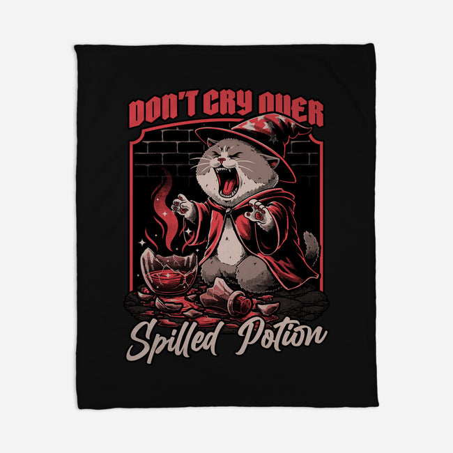 Wizard Cat Potion-None-Fleece-Blanket-Studio Mootant
