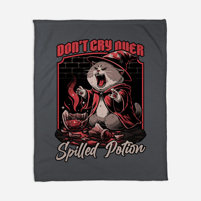 Wizard Cat Potion-None-Fleece-Blanket-Studio Mootant