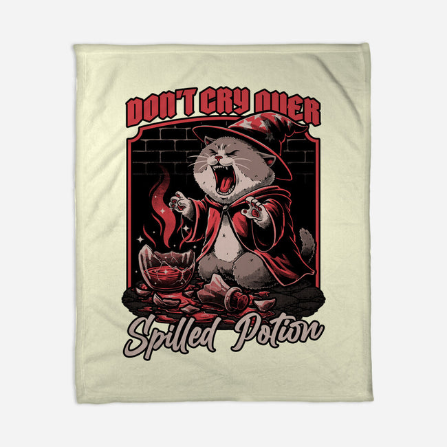 Wizard Cat Potion-None-Fleece-Blanket-Studio Mootant