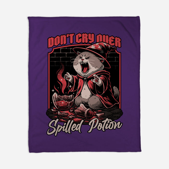 Wizard Cat Potion-None-Fleece-Blanket-Studio Mootant