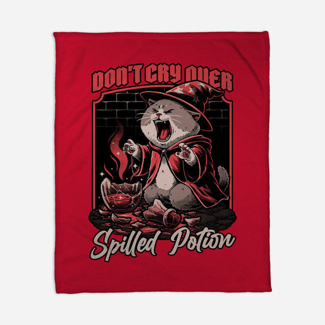 Wizard Cat Potion-None-Fleece-Blanket-Studio Mootant