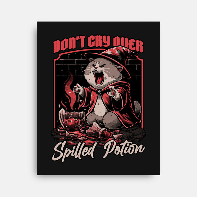 Wizard Cat Potion-None-Stretched-Canvas-Studio Mootant