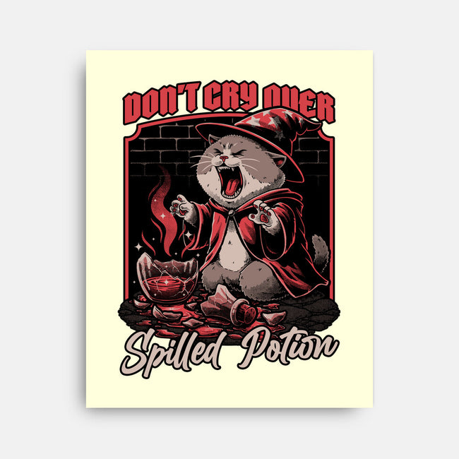 Wizard Cat Potion-None-Stretched-Canvas-Studio Mootant