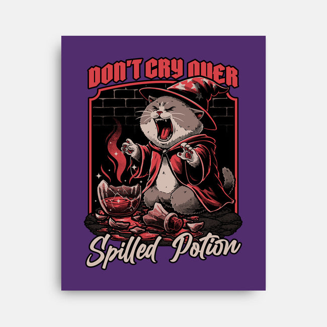 Wizard Cat Potion-None-Stretched-Canvas-Studio Mootant